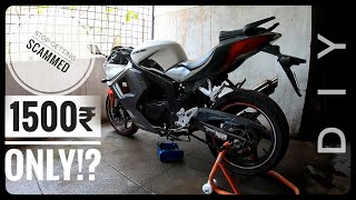 How to service your motorcycle in 19minutes | DIY | GT250r