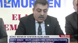 Kanal Fırat Haber - Büro Memursen'den Açıklama