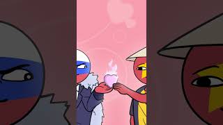 COUNTRIES TREAT THE HEART OF PALESTINE ❤️ #countryhumans