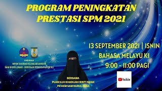 Program Peningkatan Prestasi SPM 2021 Bahasa Melayu Kertas 1 | MPSM Daerah Klang