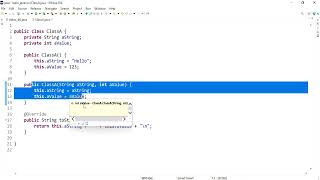 Java 66: Constructor overloading.