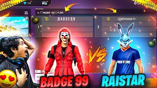 BADGE 99  vs  ꧁•ᏒคᎥនтαʀ࿐ 🌈❤️ ✔️ 2023 NEW VIDEO🤬 || RAISTAR VS BADGE99 || KGF 3 STYLE!