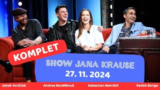 Celý díl - Show Jana Krause 27. 11. 2024