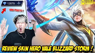 PERDANA MARKOCOP MAIN VALE + REVIEW SKIN HERO BLIZZARD STORM - Mobile legends