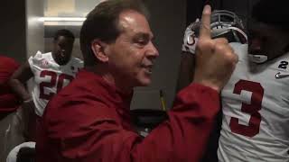 Great pre-game speech by Nick Saban before defeating Georgia in the SEC Championship game
