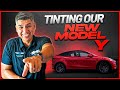 WINDOW TINTING OUR NEW 2021 TESLA MODEL Y | XPEL XR + PRIME WINDOW FILM