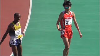 男子5000ｍタイムレース2組　金栗記念陸上2022