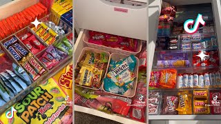 ✨”Restocking my candy drawer“ pt. 2✨ | ASMR Sounds | Tiktok compilation