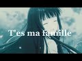 ❀ amv nightcore lyrics~ comme un frère @nouroff collab @kaname_amv speed up