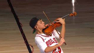 Giovanni Mazza (age 12) NBA Halftime Show Chicago Bulls v. Phoenix Suns 112817 - United Center