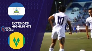 Nicaragua vs. St. Vincent & the Grenadines: Extended Highlights | CNL | CBS Sports Golazo