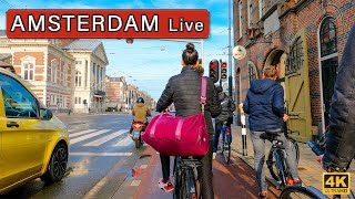 4K Tour Of Amsterdam through the eyes of a cyclist HDR Winter 2022 | Downtown - Oud Zuid