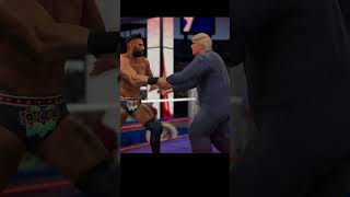 Jinder Mahal Kamigoye Donald Trump 😎😎 #shorts #jindermahal #india #indian #trump #wwe #viral