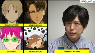 Attack on Titan Japanese Voice Actors and their characters with same voice characters