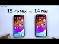 iPhone 15 Pro Max vs 14 Plus - Speed Performance Test