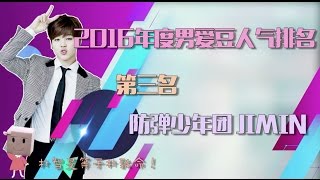 【ENG SUB]【防弹少年团】20161210 2016韩团男爱豆全球人气排行榜 之BTS 朴智旻 最音乐 CUT