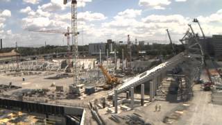 Groupama Aréna építés timelapse, kamera 2 v05, 2013 július