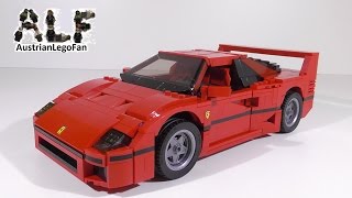 Lego Creator 10248 Ferrari F40 - Lego Speed Build Review