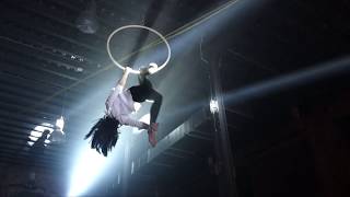 Aerial hoop - akrobacie v kruhu