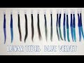 overtone blue for brown hair hair swatches