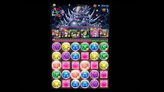 【パズドラ】超絶メタドラ降臨！　光ホルスPT　貫通