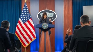 Deputy Pentagon Press Secretary Sabrina Singh Holds a News Briefing at the Pentagon