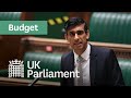 Budget statement delivered by Chancellor of the Exchequer Rishi Sunak – 03 March 2021