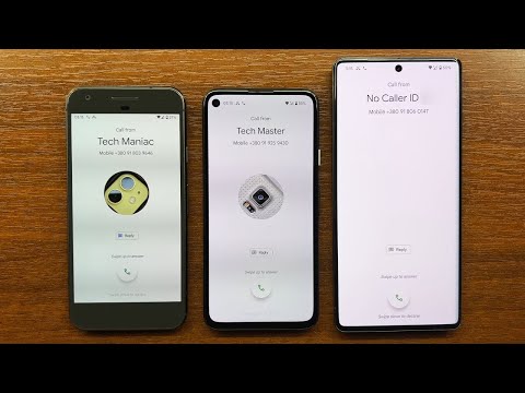 GOOGLE Pixel vs Pixel 4a vs Pixel 7 Pro Triple llamada entrante celular Android 12, 13