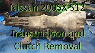 Nissan 200SX S12 Transmission and Clutch Removal