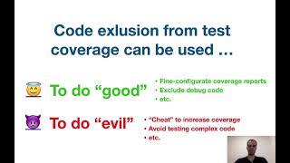 Technical Track: What Code Is Deliberately Excluded from Test Coverage and Why?