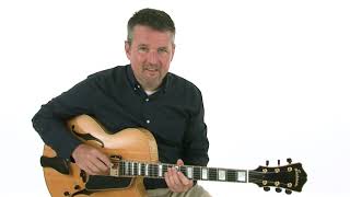 🎸Jazz Guitar Lesson - KB's Bluesy Groove Apply: Comping Study 3- Tom Dempsey