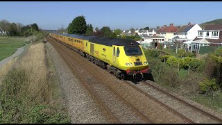 Network Rail's Flying Banana HST in West Wales 15/04/2020