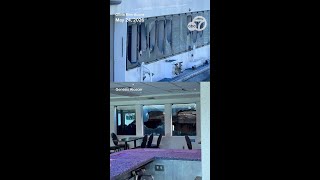 San Francisco ferry smashes into pier, shattering windows in front of frightened passengers