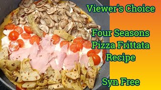 Viewer's Choice//Four Seasons Pizza Frittata Recipe//Slimming World