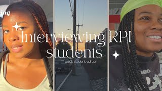 interviewing rpi students☁️diversity, first semester stress, \u0026 campus culture 🎓