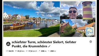 schiefster Turm, schönster Sielort, tiefster Punkt, die Krummhörn