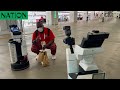 tokyo vibe national stadium s robots making life pretty much easier. they even take photographs