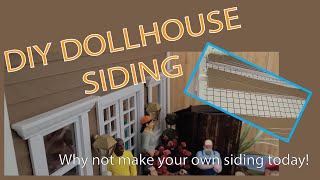 DIY Dollhouse Siding