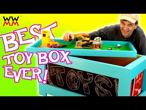 DIY Toy Box. Super easy to build. Free plans! DIY Toy Box. Super easy to build. Free plans!