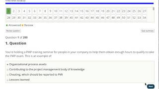 200 Free PMP Practice Questions