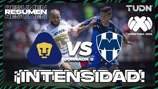 Resumen y goles | Pumas vs Monterrey | Liga Mx Apertura 22 -J6 | TUDN