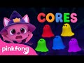 👻 Aprenda as Cores com Fantasma do Halloween | Dia das Bruxas | Pinkfong Canções para crianças