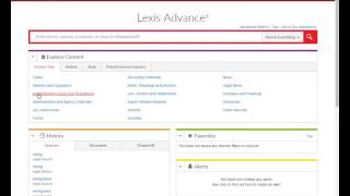 Finding Rules and Regulations Using Lexis Advance