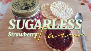 Sugarless Strawberry Jam _ Μαρμελάδα φράουλας χωρίς ζάχαρη