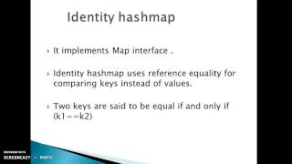 Difference between HashMap and IdentityHashmap in java