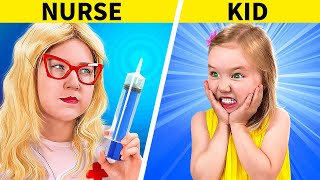 DOCTORS vs KIDS || Parenting Is Fun And Easy! Try These Cool Hacks!