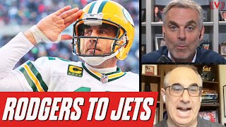 Reaction to Aaron Rodgers trade to New York Jets from Green Bay Packers | Colin Cowherd NFL