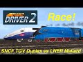 Trainz 2 Race: SNCF TGV Duplex vs LNER Mallard