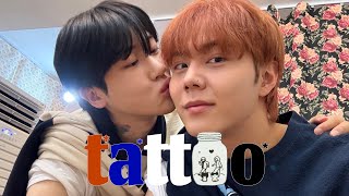 [Vlog] Couple Tattoos | We Really Got Inked Now 🐱🐤💮