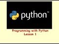 GCSE Python Programming 1 - Introduction